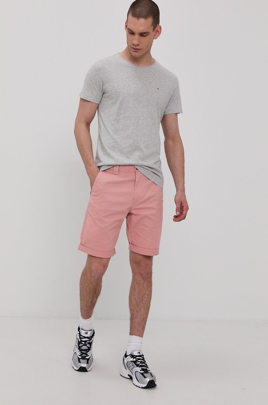 Tričko Tommy Jeans DM0DM09586 šedá AA00