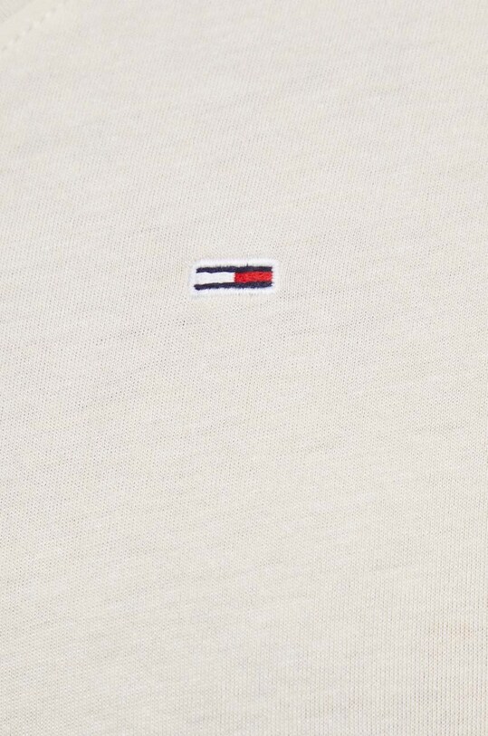 Μπλουζάκι Tommy Jeans μπεζ DM0DM09587