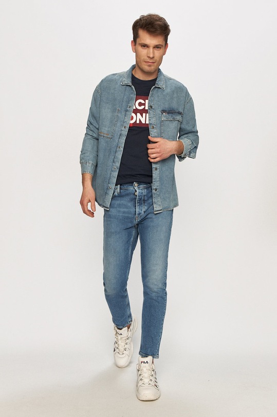 Jack & Jones - Тениска 12151955. тъмносин AA00