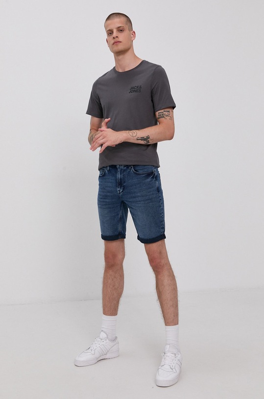 Jack & Jones - Тениска 12151955. сив AA00