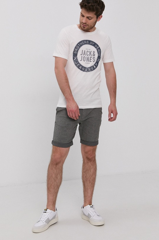 Jack & Jones T-shirt 12190510 beżowy AA00