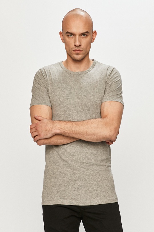 Jack & Jones - T-shirt szary 12058529.
