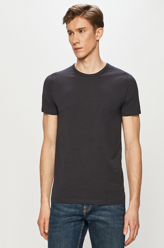 Jack & Jones - T-shirt granatowy 12058529.