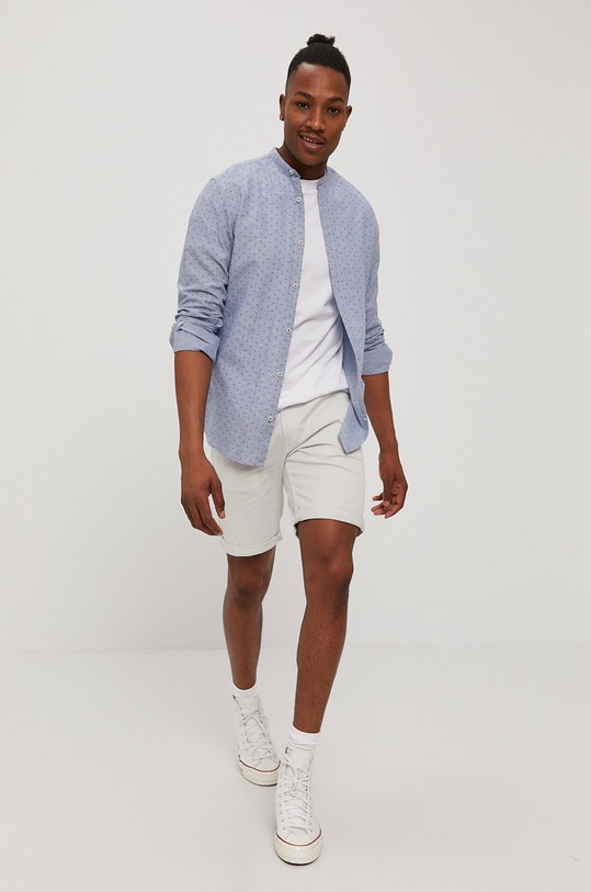 Bavlnené tričko Jack & Jones 12185628 biela AA00