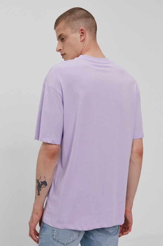 Oblečenie Bavlnené tričko Jack & Jones 12185628 fialová
