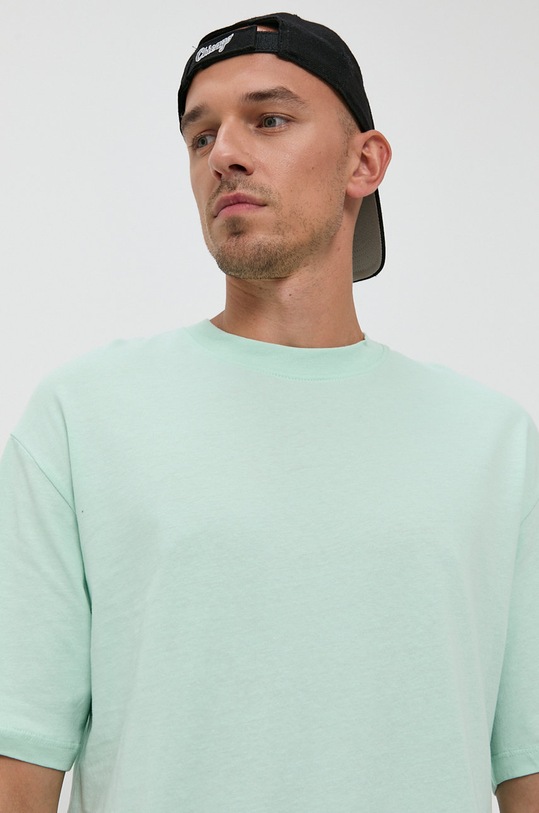 Jack & Jones T-shirt bawełniany bawełna zielony 12185628