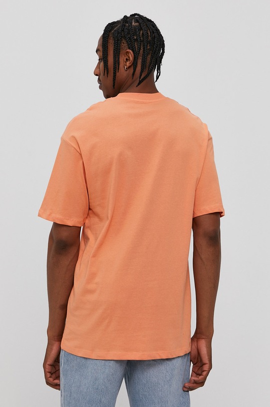 Oblečenie Bavlnené tričko Jack & Jones 12185628 oranžová