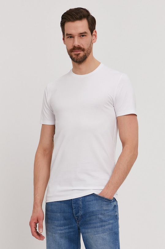 Tričko Selected Homme biela 16076191