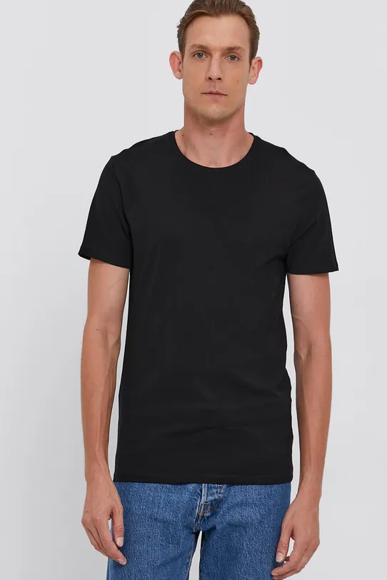 Îmbrăcăminte Selected Homme tricou 16076191 negru