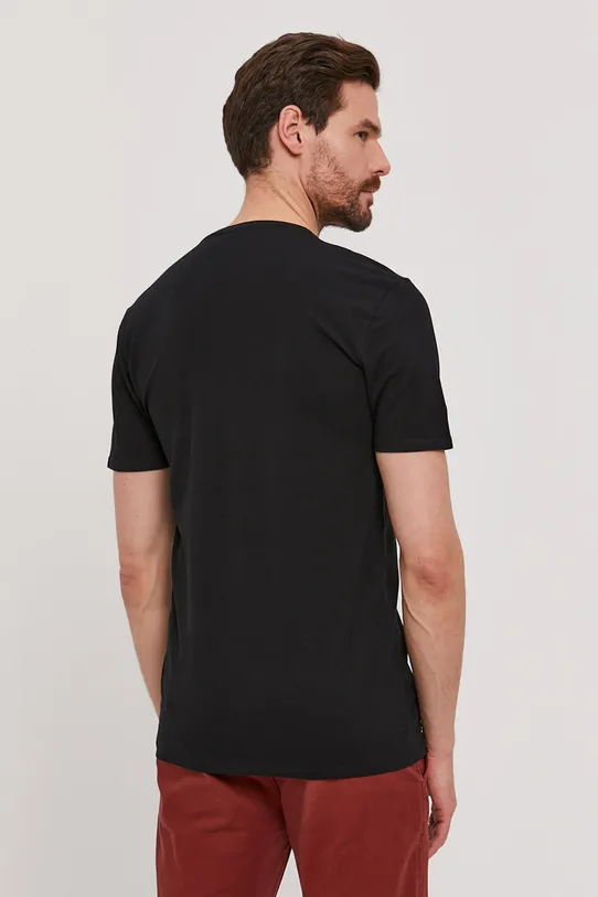 Îmbrăcăminte Selected Homme tricou 16076191. negru