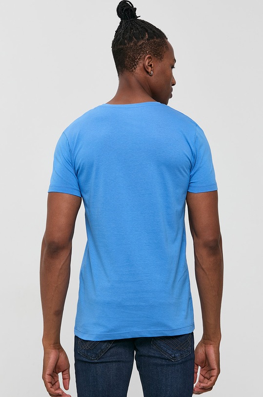 Odzież Tom Tailor T-shirt bawełniany 1019907.17723 niebieski