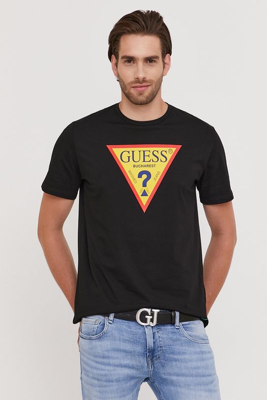 Guess T-shirt czarny M1GI63.I3Z11
