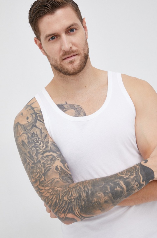 BOSS tricou uni alb 50325387.NOS