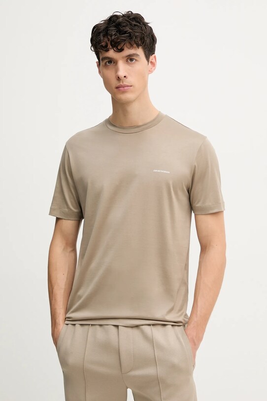 Футболка Emporio Armani інші бежевий 8N1TD8.1JUVZ