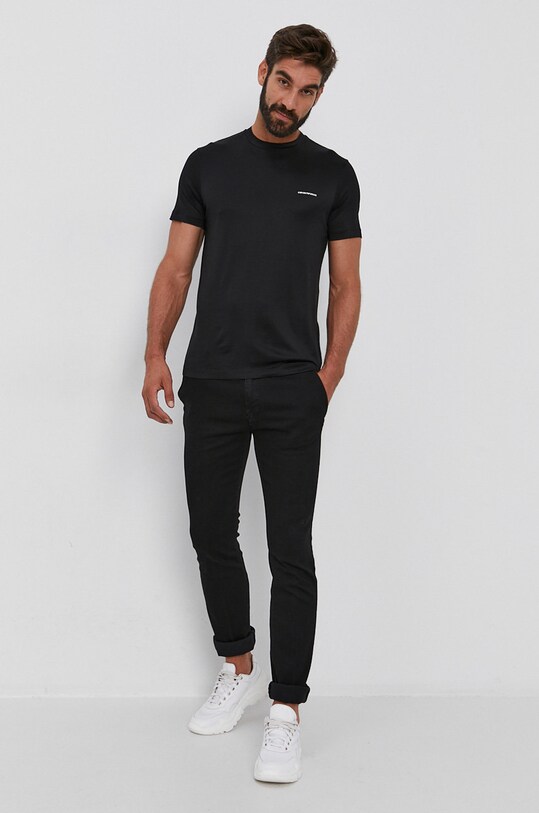 Emporio Armani t-shirt regular czarny 8N1TD8.1JUVZ