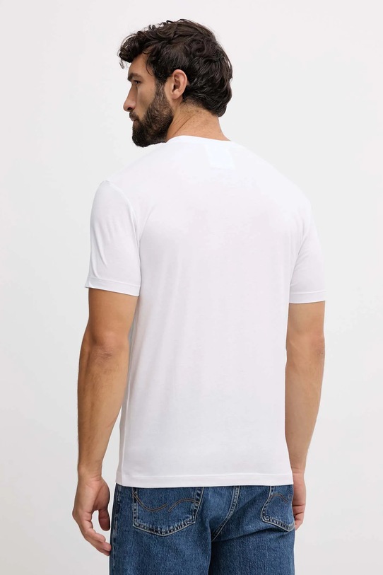Odzież Emporio Armani t-shirt bawełniany 8N1TN5.1JPZZ biały