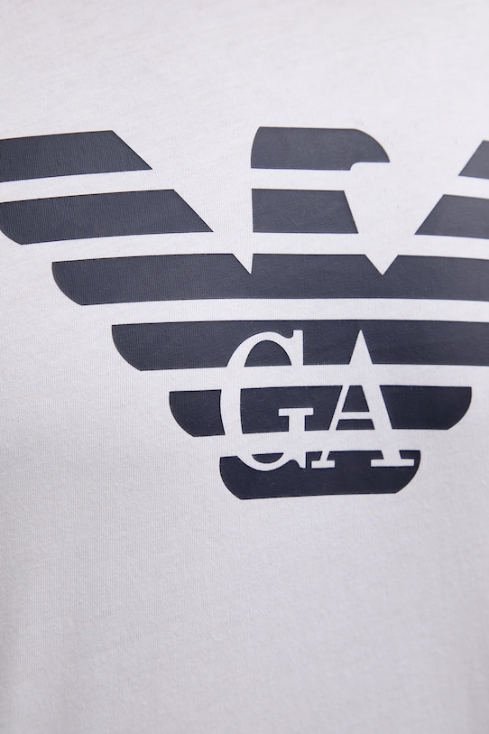 Хлопковая футболка Emporio Armani 8N1TN5.1JPZZ белый