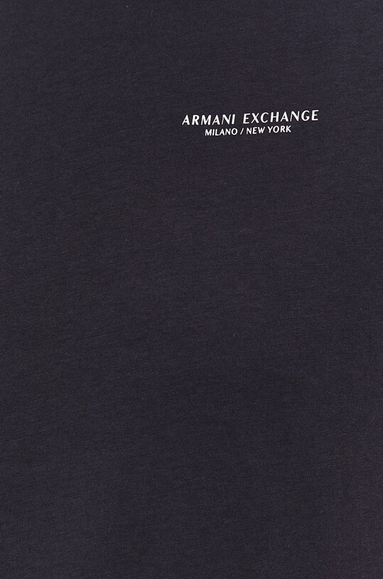 Armani Exchange t-shirt bawełniany 8NZT91.Z8H4Z.NOS granatowy