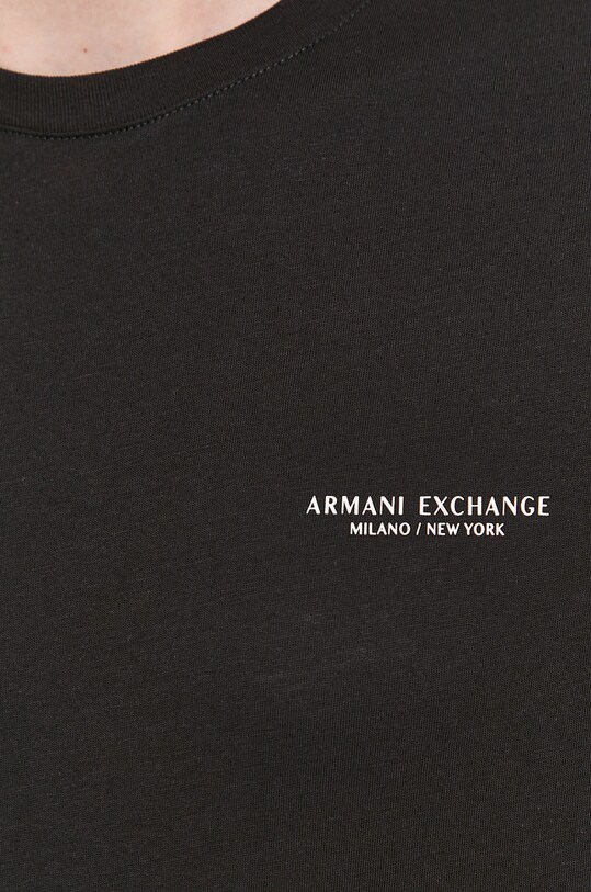 Хлопковая футболка Armani Exchange 8NZT91.Z8H4Z.NOS чёрный