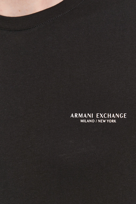 Хлопковая футболка Armani Exchange 8NZT91.Z8H4Z.NOS чёрный