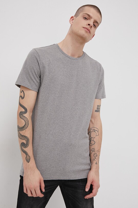 Μπλουζάκι Levi's με ελαστάν γκρί 37152.0002