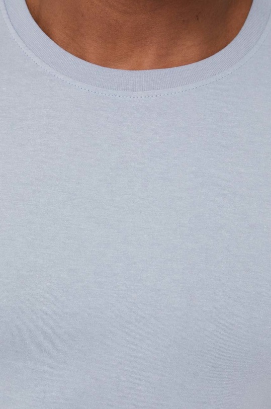 Бавовняна футболка Jack & Jones 12156101.DustyBlue блакитний