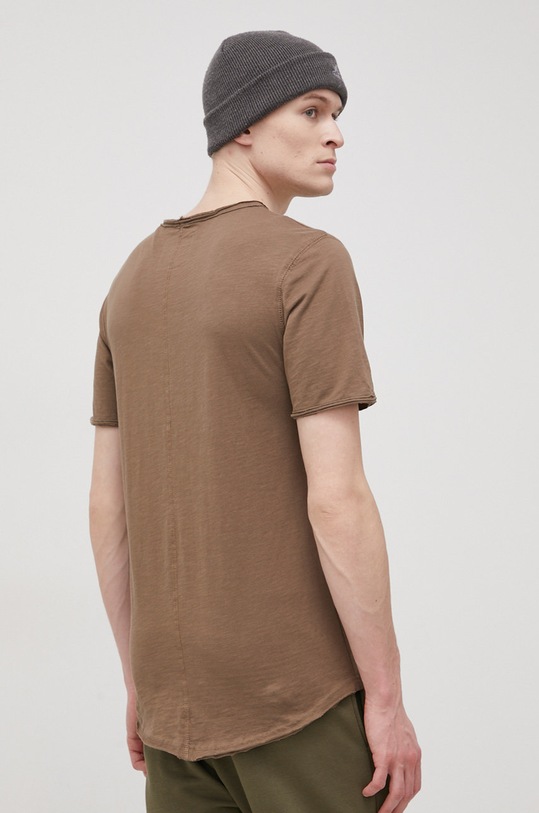 Odzież Only & Sons T-shirt bawełniany 22017822.Shitake brązowy