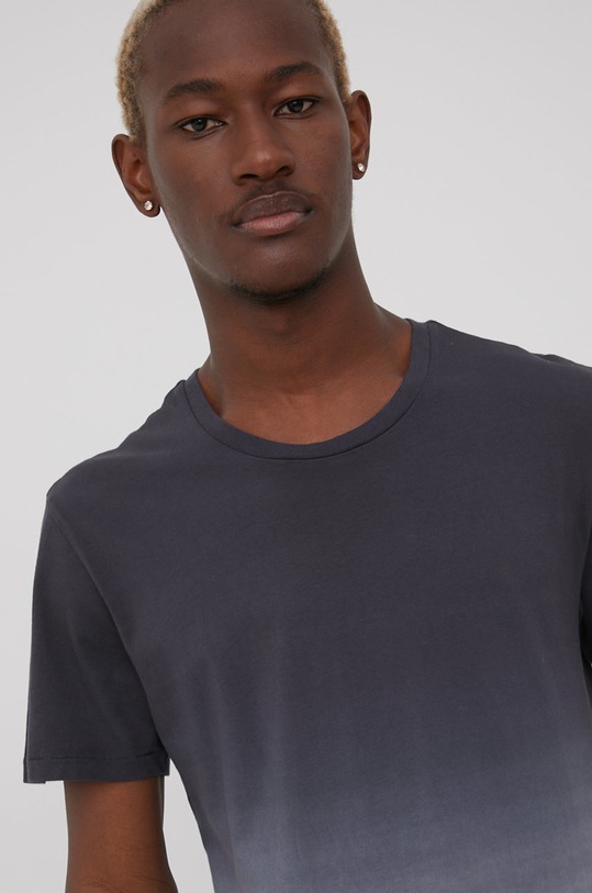 Only & Sons t-shirt bawełniany granatowy 22021433.Black