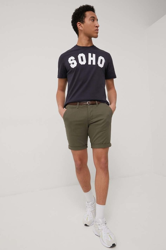 Only & Sons t-shirt bawełniany 22022576.DarkNavy granatowy AA00