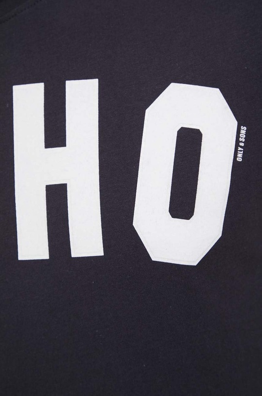Only & Sons t-shirt bawełniany 22022576.DarkNavy granatowy