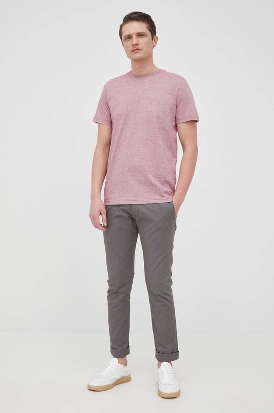 Selected Homme tricou din bumbac 16080418.BikingRed rosu AA00