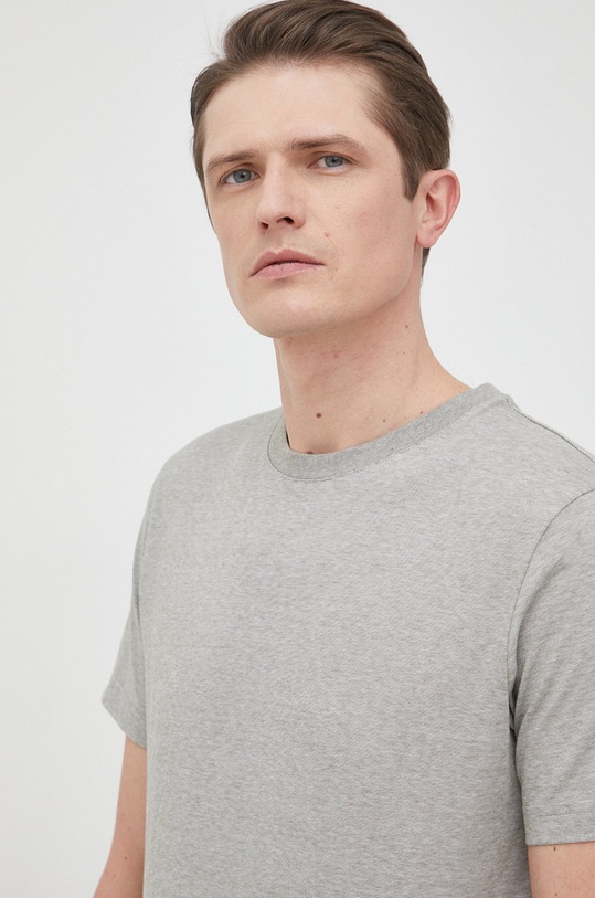 Selected Homme t-shirt bawełniany zielony 16080418.WinterMoss