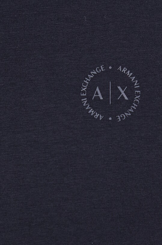 Хлопковая футболка Armani Exchange 8NZT84.Z8M9Z.NOS тёмно-синий