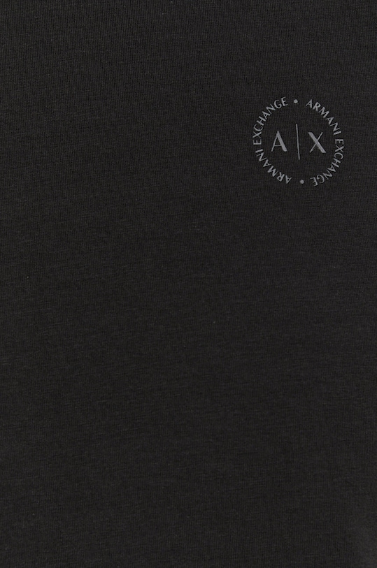Armani Exchange t-shirt bawełniany 8NZT84.Z8M9Z.NOS 8NZT84.Z8M9Z.NOS czarny
