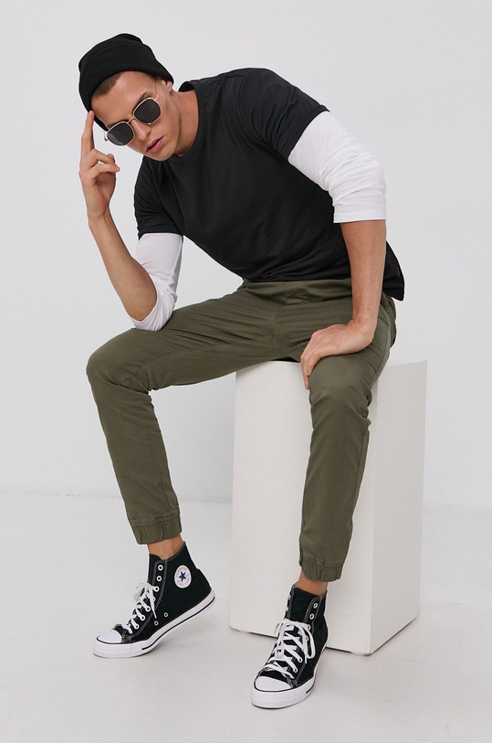 !SOLID pamut póló 21103651.799000 fekete AA00