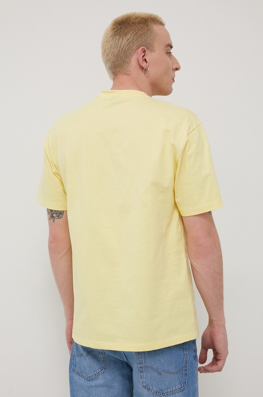 Odzież Only & Sons t-shirt bawełniany 22022532.Custard żółty