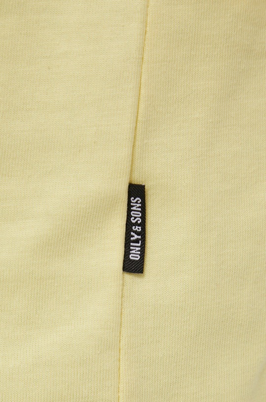 Only & Sons t-shirt bawełniany 22022532.Custard żółty
