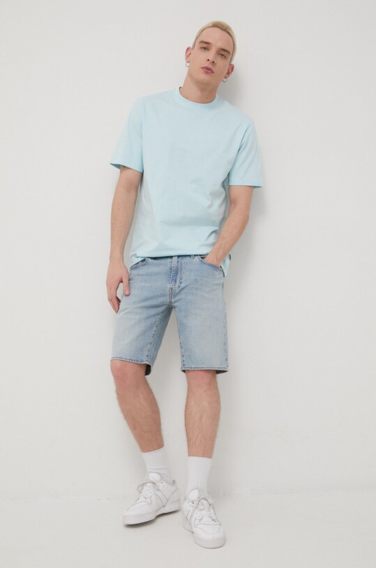 Only & Sons tricou din bumbac 22022532.BlueGlow albastru AA00