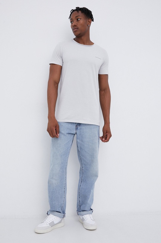 Young Poets Society T-shirt bawełniany 106619.NOS 106619.NOS szary AA00