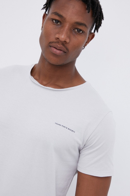Young Poets Society T-shirt bawełniany 106619.NOS szary 106619.NOS