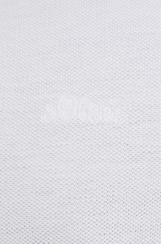 S.Oliver polo bawełniane 2024581.01A1 biały