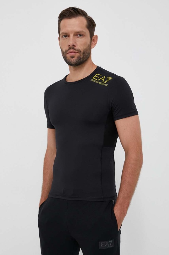 EA7 Emporio Armani tricou negru 8NPT12.PJ3UZ.NOS