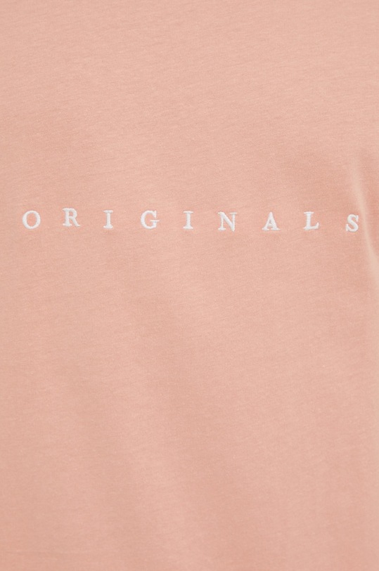 Bavlněné tričko Jack & Jones 12176780.CoralPink růžová