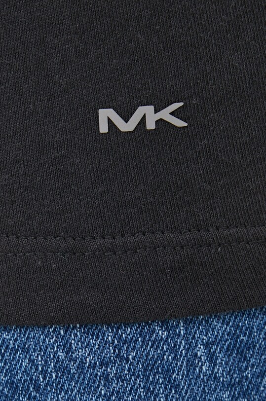 Бавовняна футболка MICHAEL Michael Kors BR2C001023 чорний