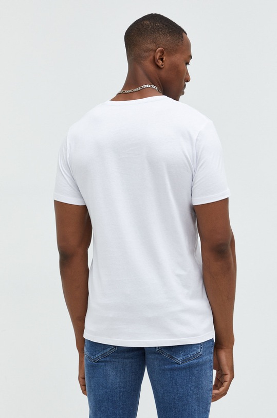 Дрехи Памучна тениска Jack & Jones 12151955.White бял