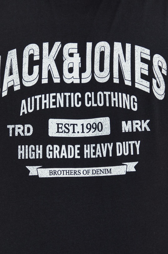 Jack & Jones t-shirt bawełniany 12210949.Black czarny
