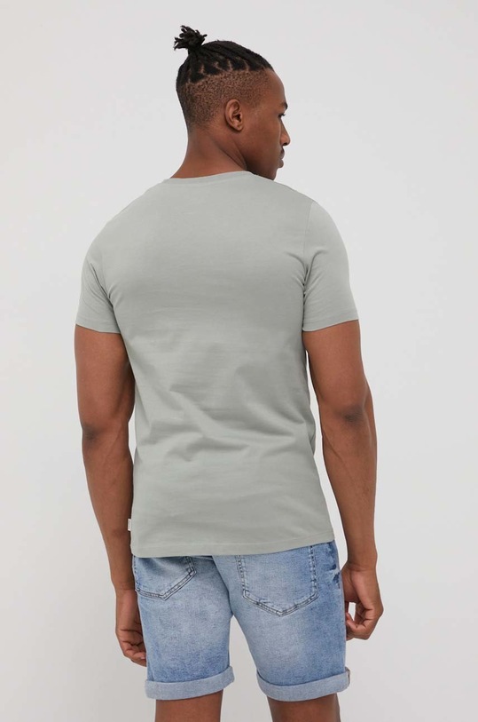 Odzież Jack & Jones t-shirt bawełniany 12156101.SlateGray zielony