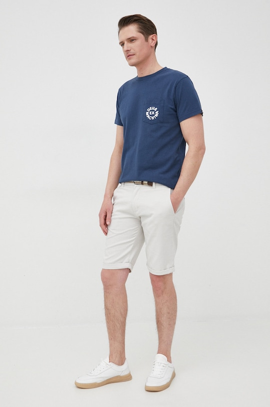 Deus Ex Machina t-shirt bawełniany T.DMA51995 granatowy AA00