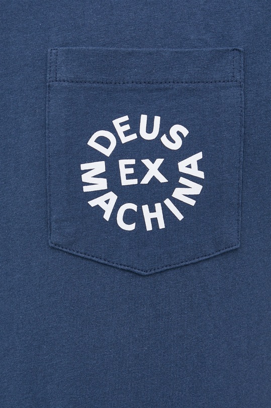Deus Ex Machina t-shirt bawełniany T.DMA51995 granatowy