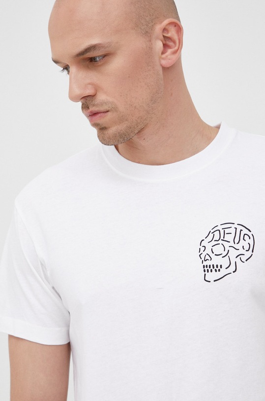 Deus Ex Machina t-shirt bawełniany T.DMH31645C biały